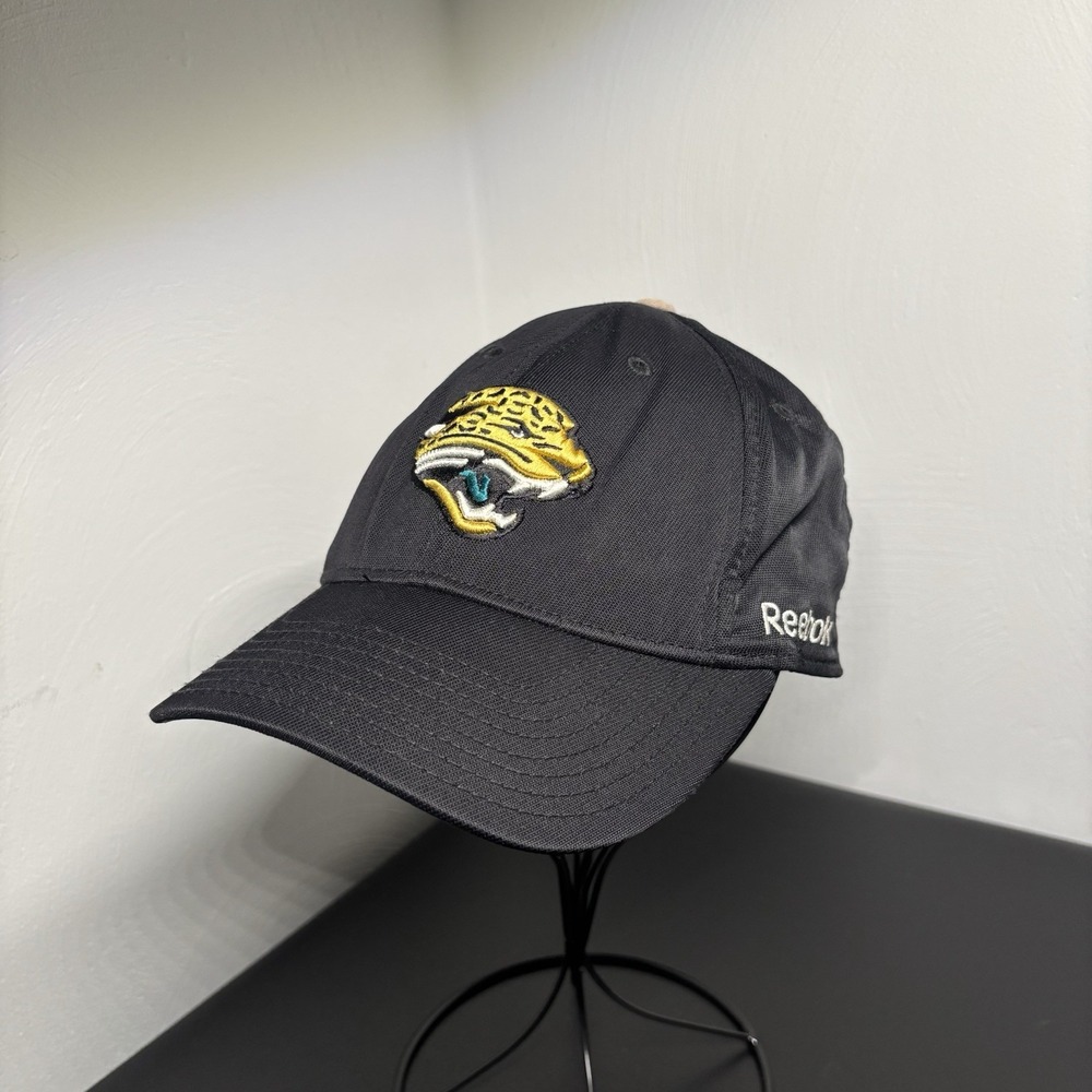 Jacksonville Jaguars‎ Football Embroidered Reebok NFL Stretch Fitted Hat Cap S/M